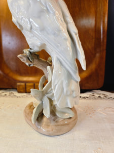 Vintage Cockatoo Royal Dux Porcelain