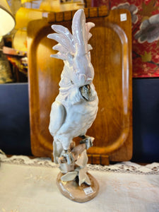 Vintage Cockatoo Royal Dux Porcelain